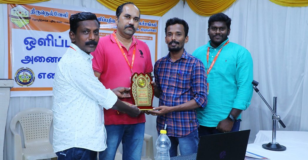 Photoshop workshop held at Courtallam by Thenral Bharathi